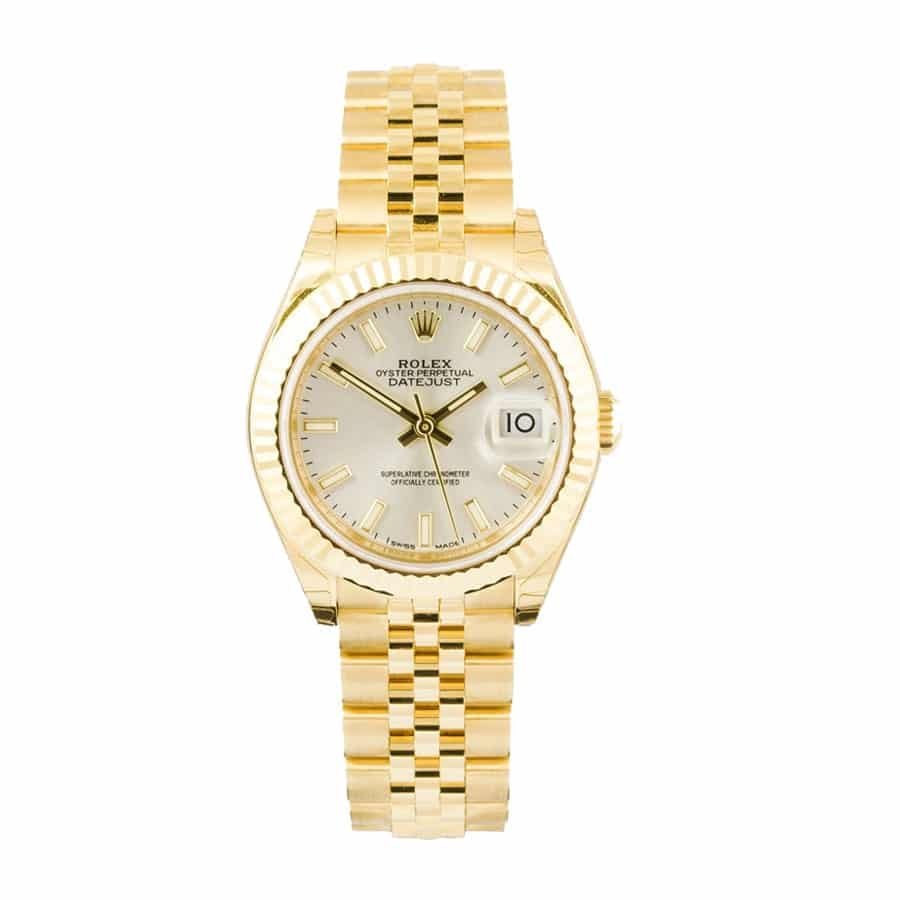 rolex-datejust-279178-28mm-yellow-gold-automatic-silver-dial