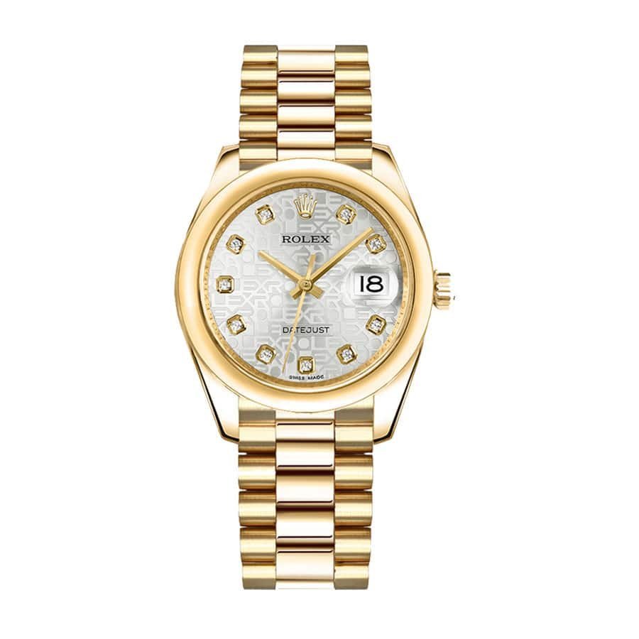 rolex-datejust-31mm-278273-yellow-gold-steel-automatic-grey-with-diamond-dial